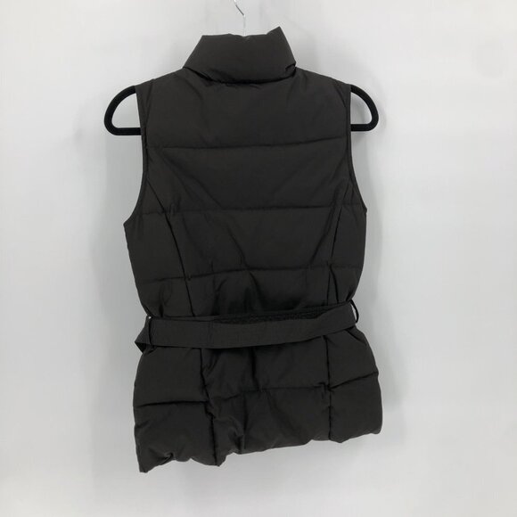 Gap Womens Brown Zipper High Neck Vest Jacket XS - Picture 3 of 8